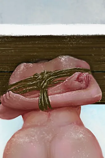 The woman in the pillory